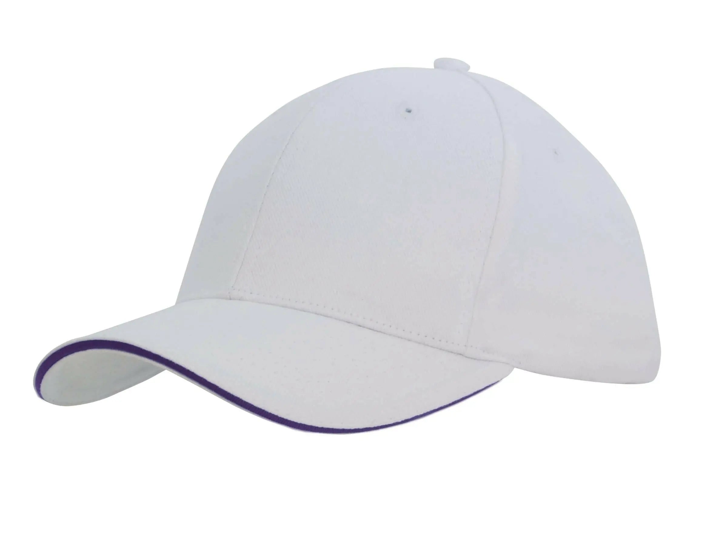 Headwear Brushed Heavy Cotton Cap With Sandwich Trim X12 - 4210 - Metro Workwear
